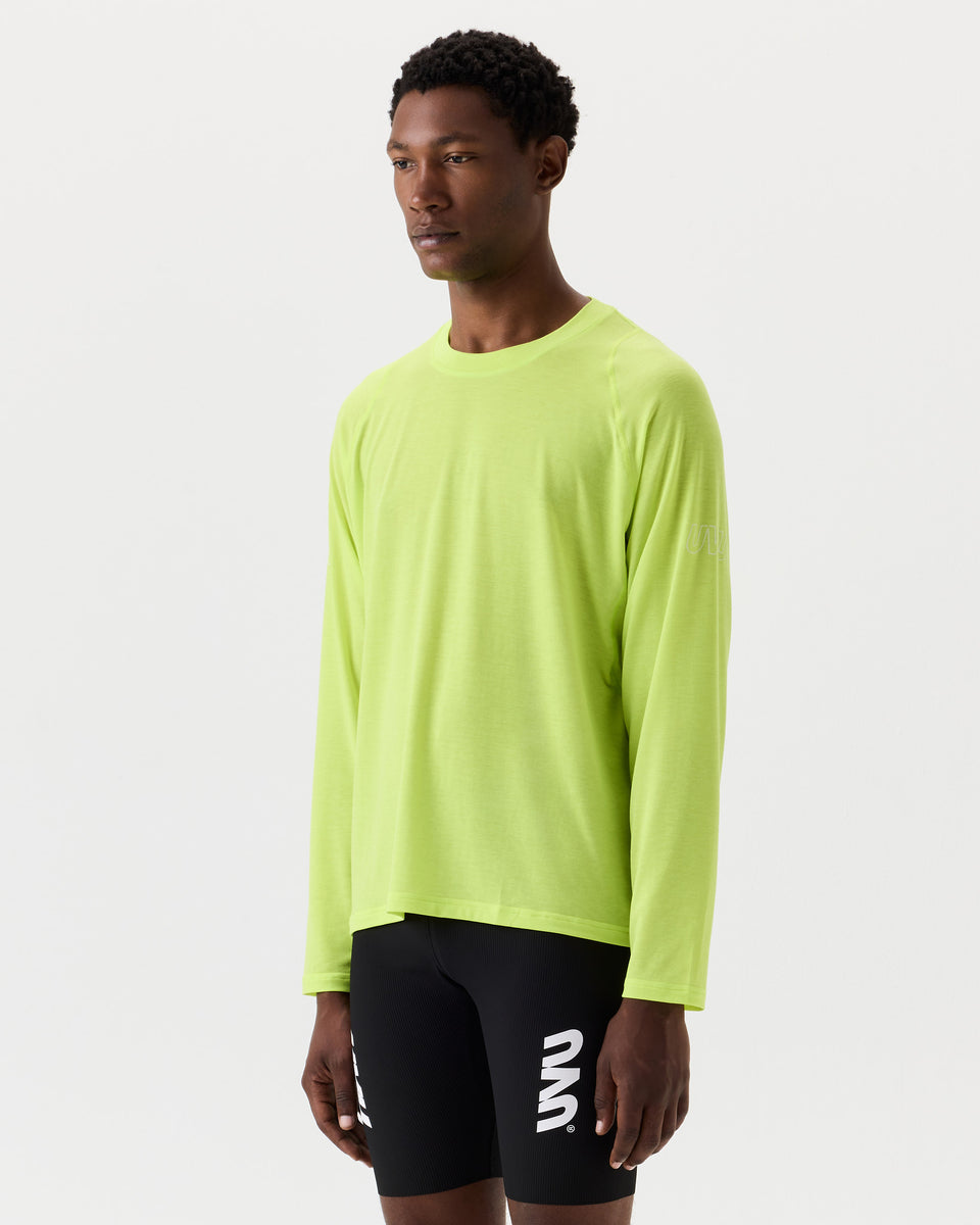 UVU | Top Volt Lightweight Long Sleeved Running T-Shirt | Mens | Frost