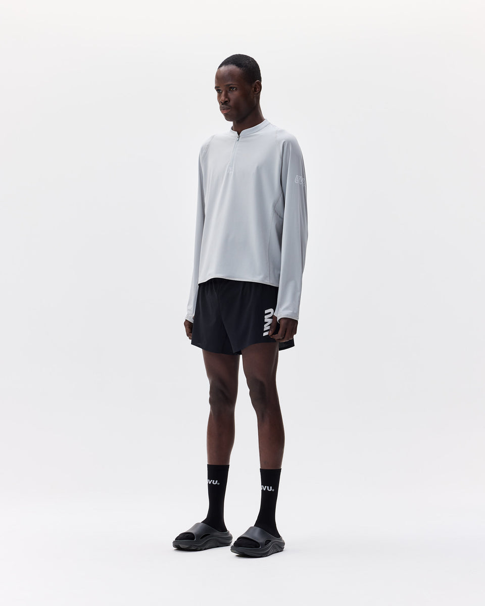 その他 UVU CLUB RUNNING 1/4 ZIP S size UVU | Running 1/4 Zip | Light Grey | Mens