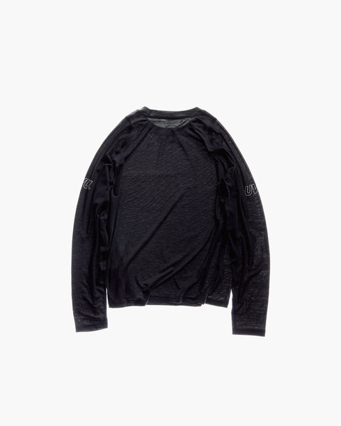 UVU | Lightweight Long Sleeved Running T-Shirt | Mens | Black