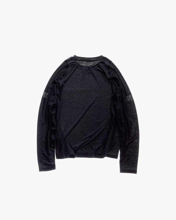 UVU | Lightweight Long Sleeved Running T-Shirt | Mens | Black