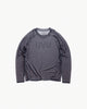 Gray long-sleeve shirt with 'UVO' branding on a white background