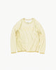 Light yellow long-sleeve shirt on a white background
