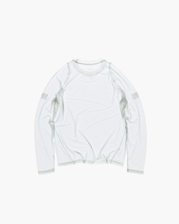UVU | L/S RUNNING TOP WHITE