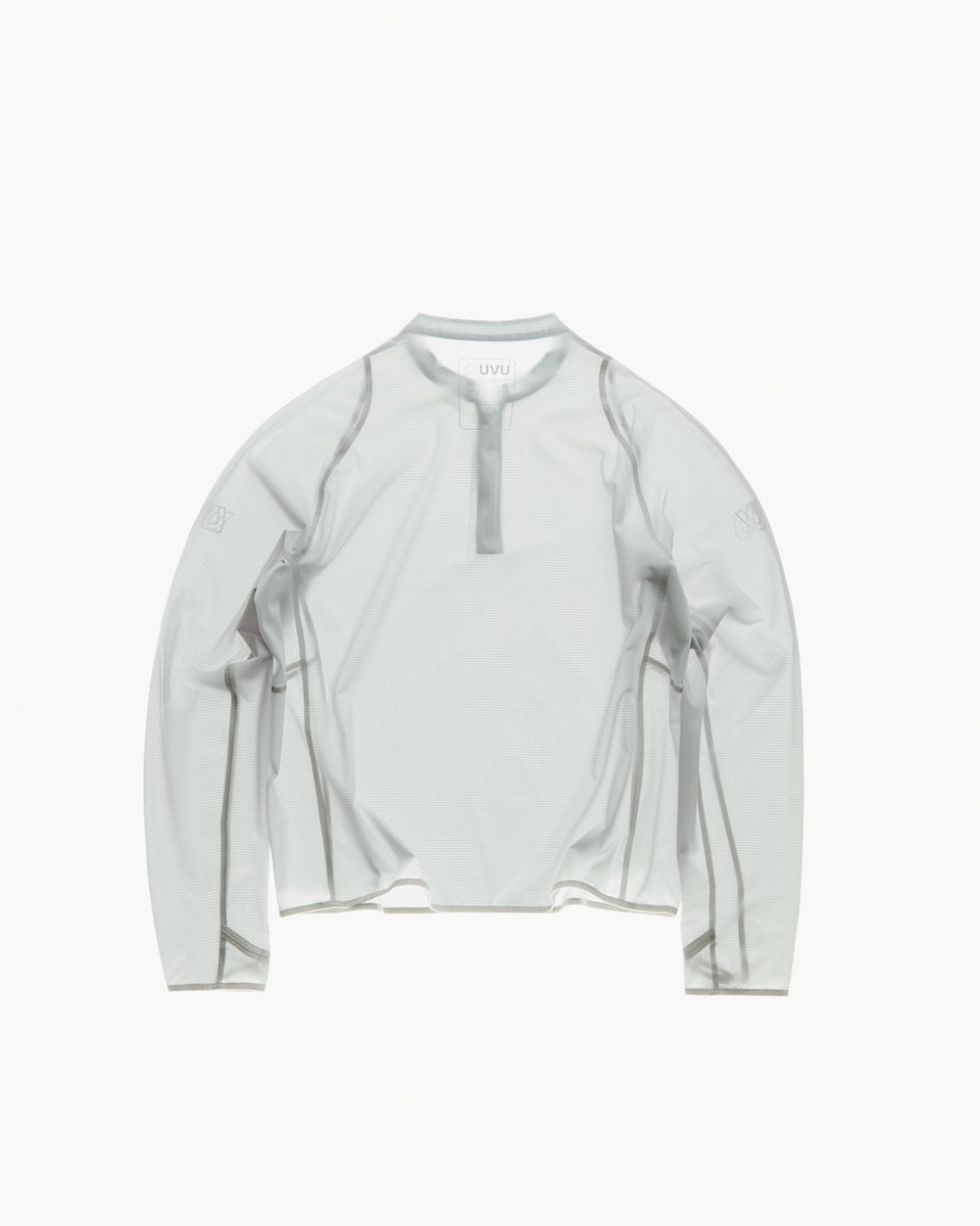 その他 UVU CLUB RUNNING 1/4 ZIP S size UVU | Running 1/4 Zip | Light Grey | Mens