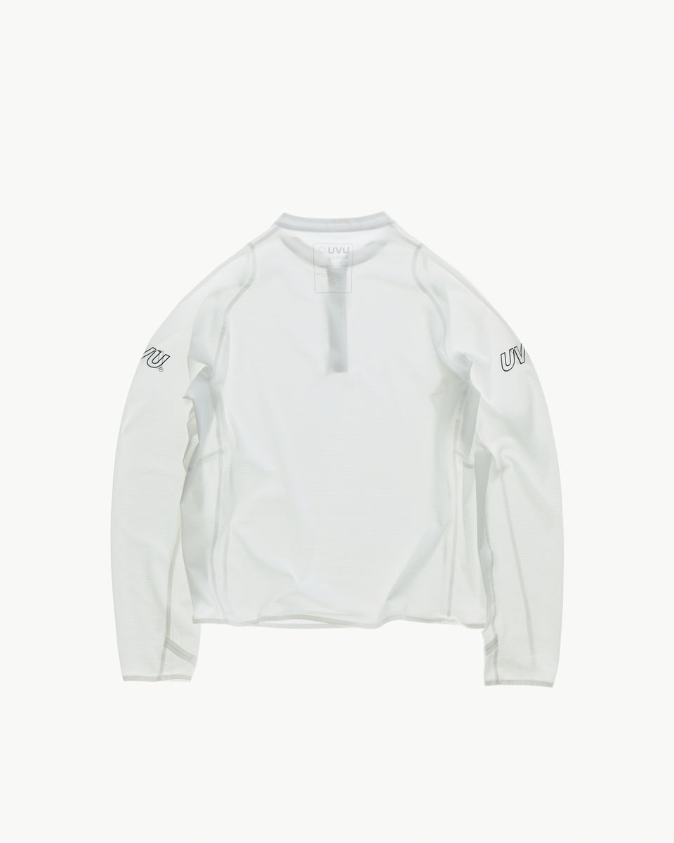 UVU | Running 1/4 Zip | White | Mens