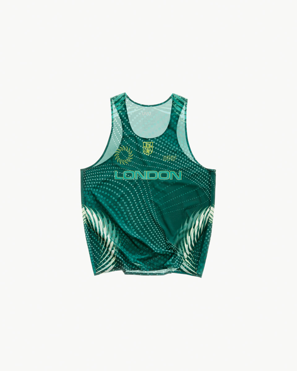レア UVU Club London Singlet UVU | London '26 Racing Vest | Mens | Green