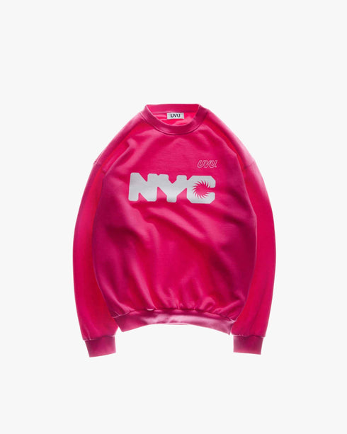 UVU | NYC Marathon Sweatshirt | Mens | Cotton | Pink