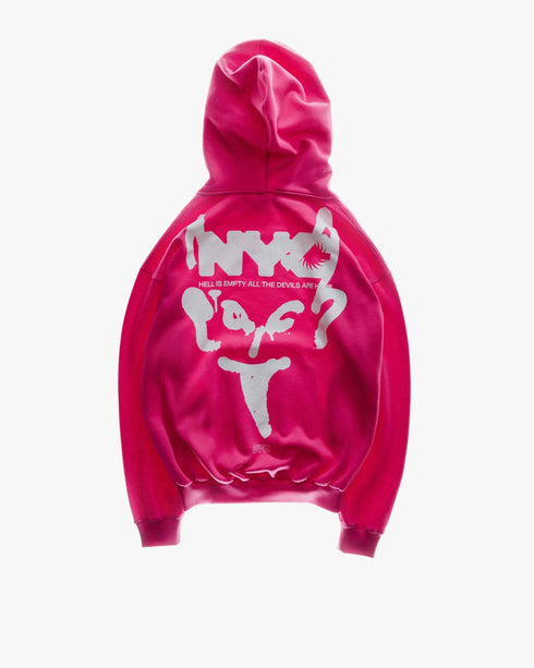 UVU | NYC Marathon Hoodie | Mens | Cotton | Pink