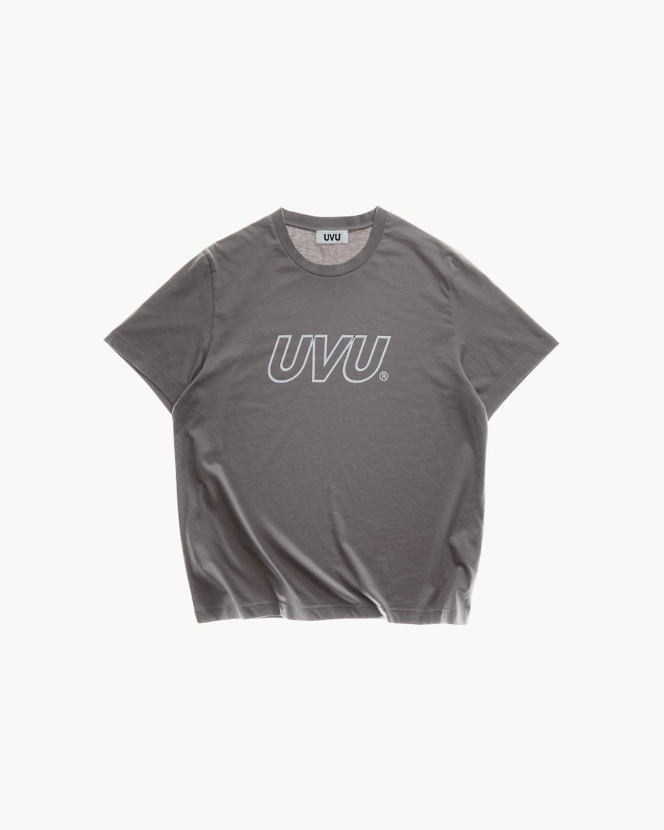 ウォーキング・ランニングウェア UVU OUTLINE T-SHIRT Washed Grey Running UVU | Outline T-Shirt | Washed Grey | Mens