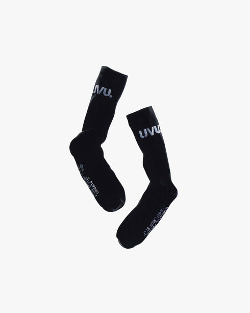 UVU | Performance Running Socks | Mens | Black