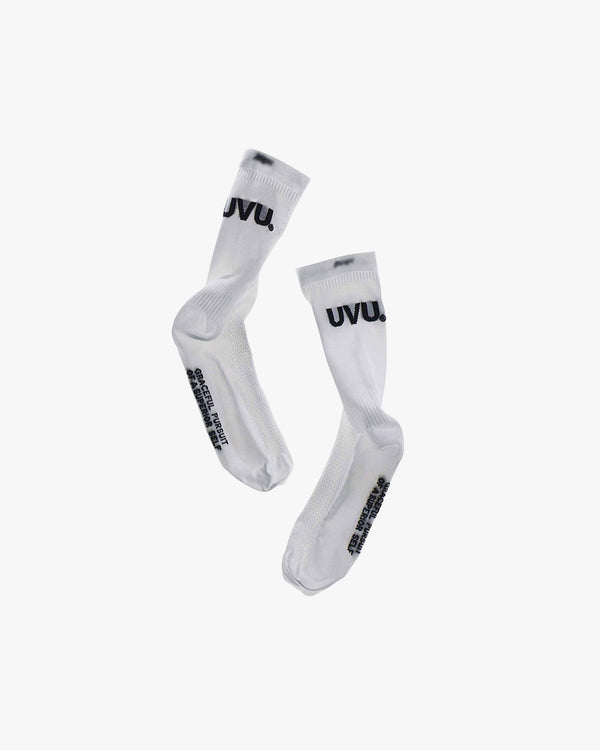 UVU | Performance Running Socks | Mens | White