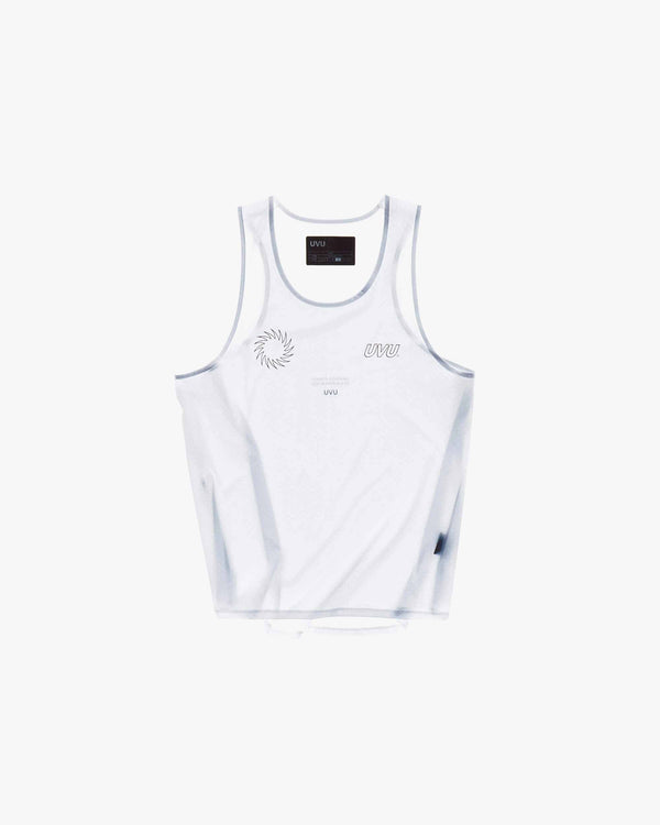 UVU | Running Vest | Mens | Nylon Spandex | White