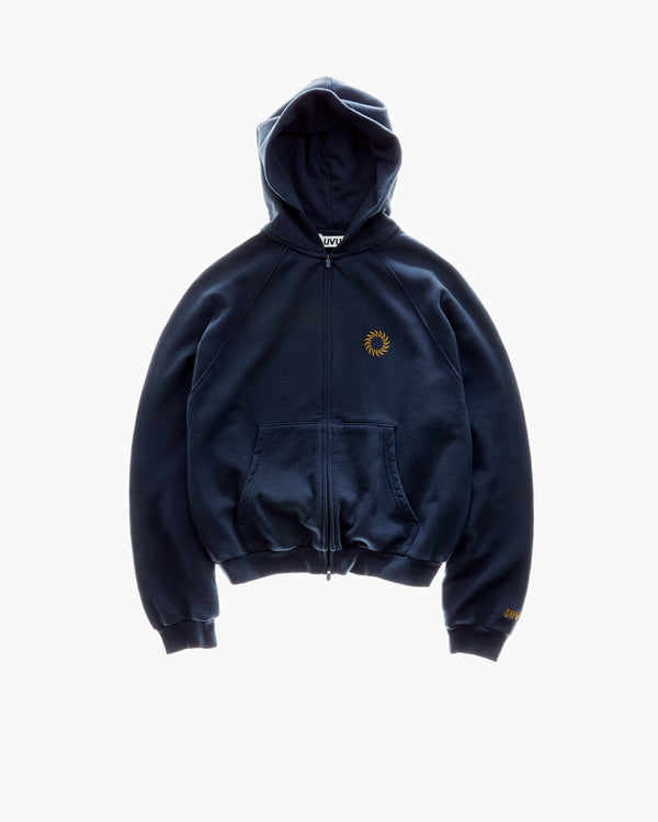 RAGLAN ZIPPED HOODIE