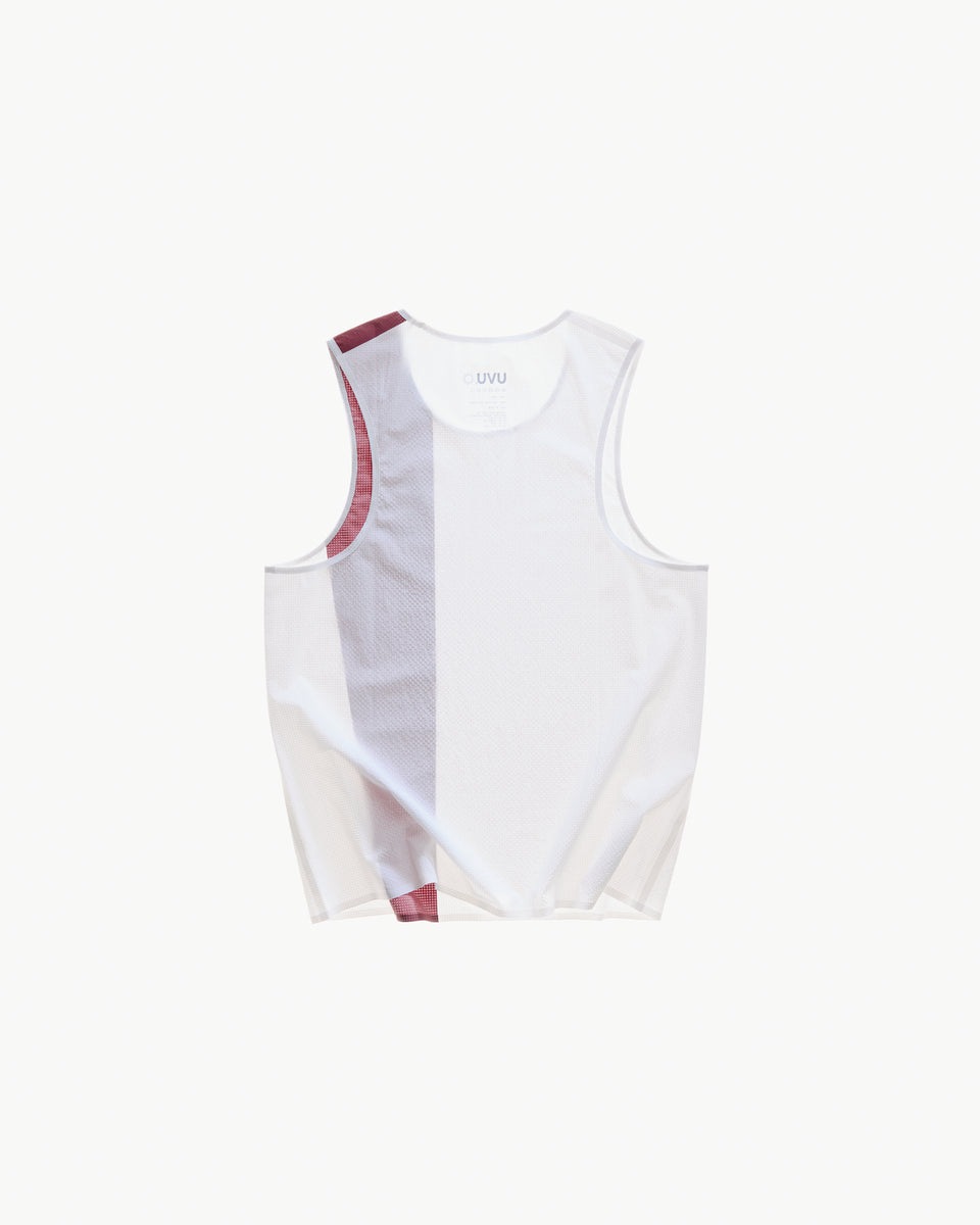 UVU | Wyoming Running Singlet | White
