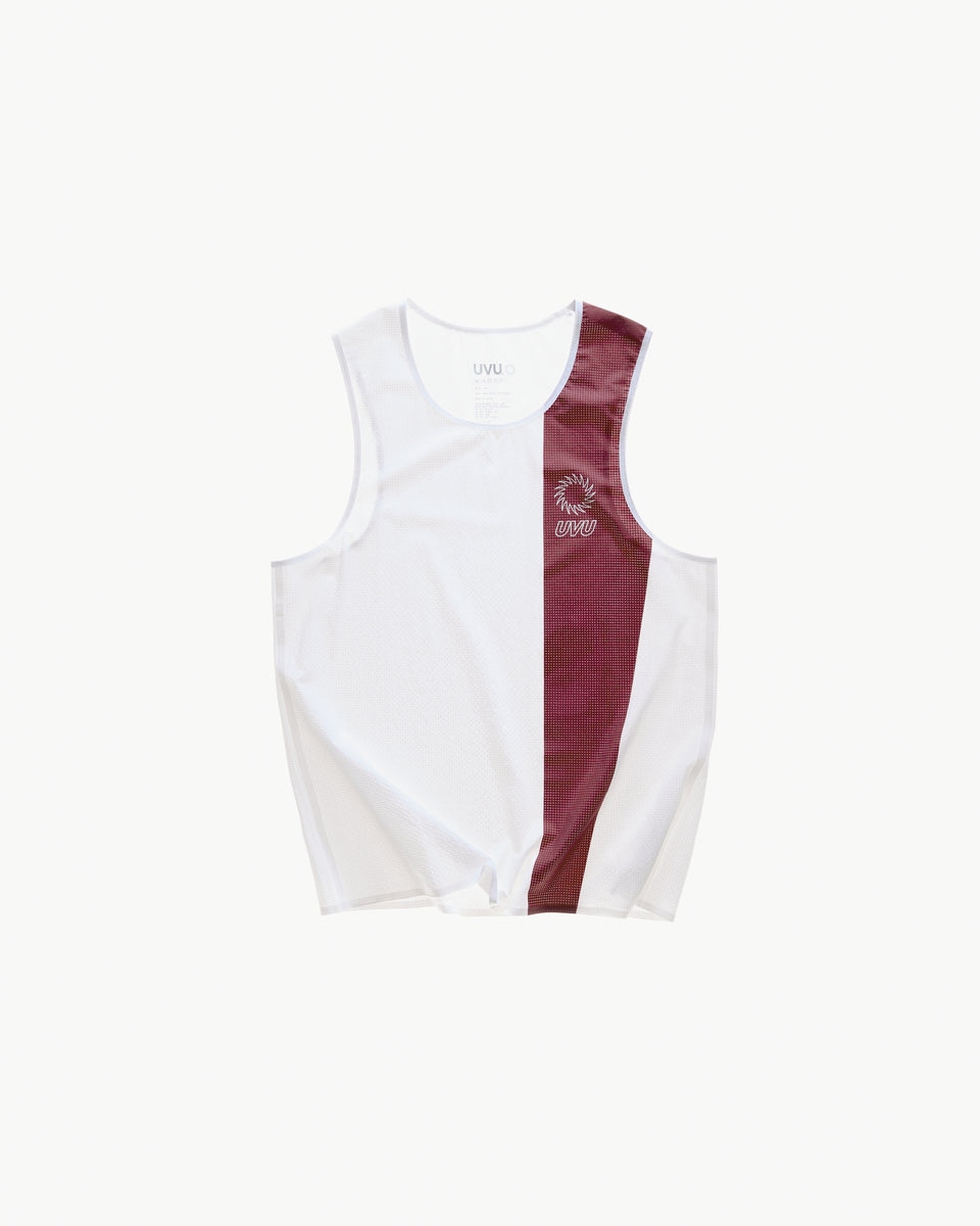 UVU | Wyoming Running Singlet | White