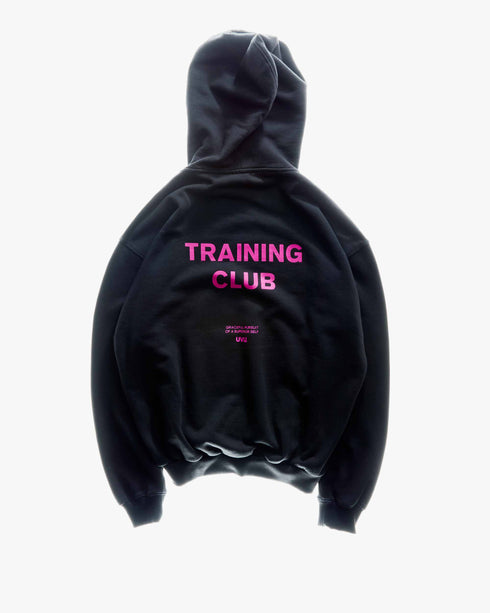 UVU | Training Club Hoodie | Men | Cotton | Black / Pink