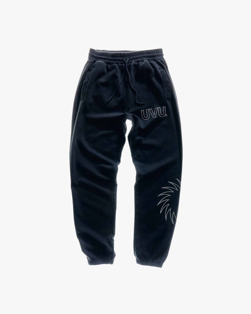 UVU | Training Club Sweat Pants | Mens | Cotton | Black / Silver