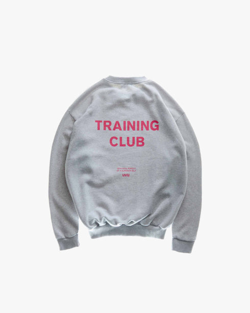 UVU | Training Club Sweatshirt | Mens | Cotton | Grey / Pink