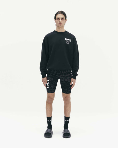 UVU Club | Insignia Crewneck | Mens | Cotton | Black