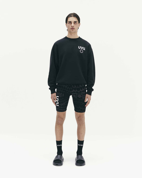 UVU Club | Insignia Crewneck | Mens | Cotton | Black