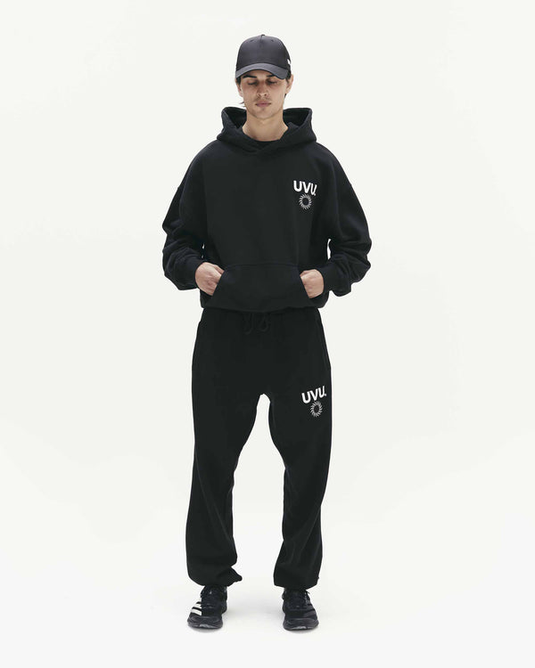 UVU Club | Insignia Hoodie | Mens | Cotton | Black