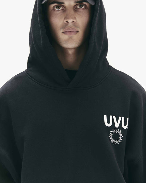 UVU Club | Insignia Hoodie | Mens | Cotton | Black