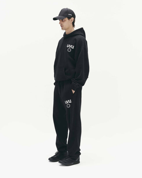 UVU Club | Insignia Hoodie | Mens | Cotton | Black