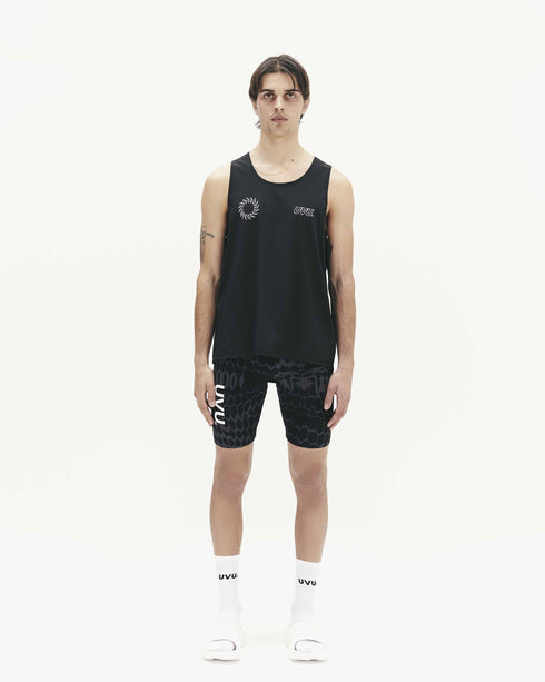 UVU Club | Running Vest | Mens | Nylon Spandex | Black