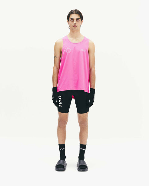 UVU| Running Vest | Mens | Nylon Spandex | Pink