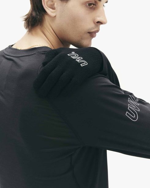 UVU | Lightweight Long Sleeved Running T-Shirt | Mens | Black
