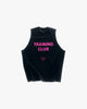 UVU | Training Club Cut Off Vest | Mens | Cotton | Black / Pink