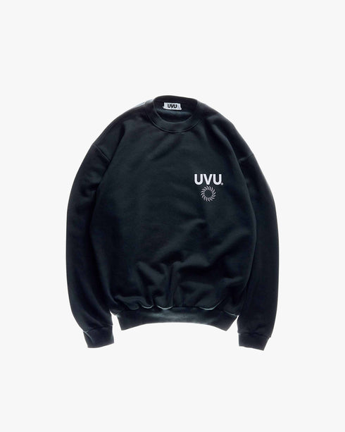 UVU Club | Insignia Crewneck | Mens | Cotton | Black