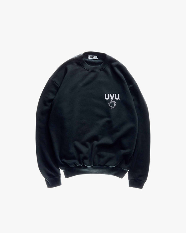UVU Club | Insignia Crewneck | Mens | Cotton | Black