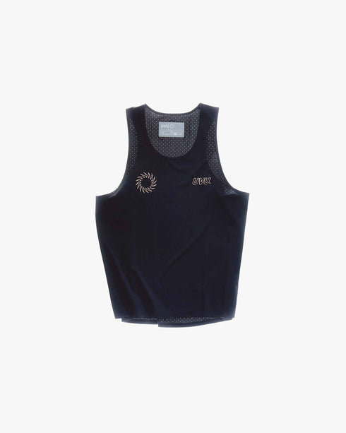 UVU Club | Running Vest | Mens | Nylon Spandex | Black