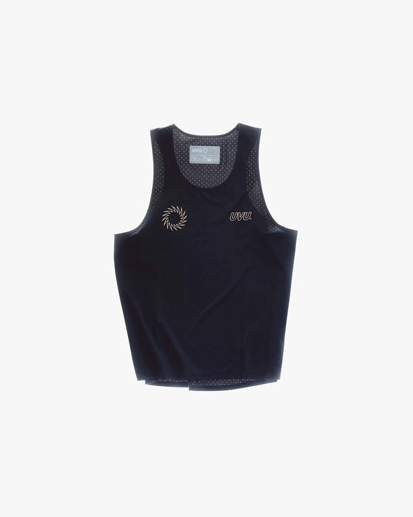 UVU Club | Running Vest | Mens | Nylon Spandex | Black