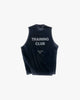 UVU | Training Club Cut Off Vest | Mens | Cotton | Black / Silver