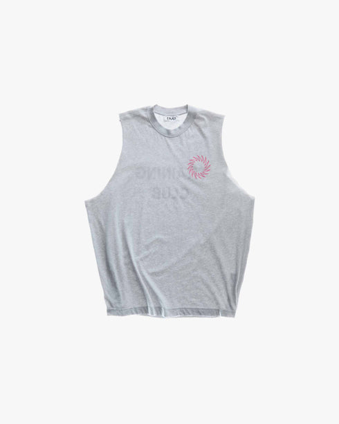 UVU | Training Club Cut Off Vest | Mens | Cotton | Grey / Pink