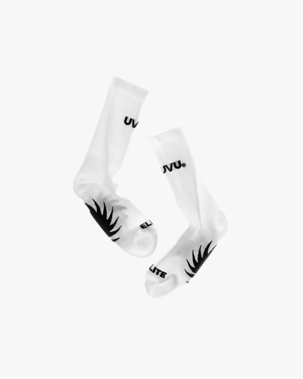 UVU | Training Sock | Mens | White | Jacquard Woven