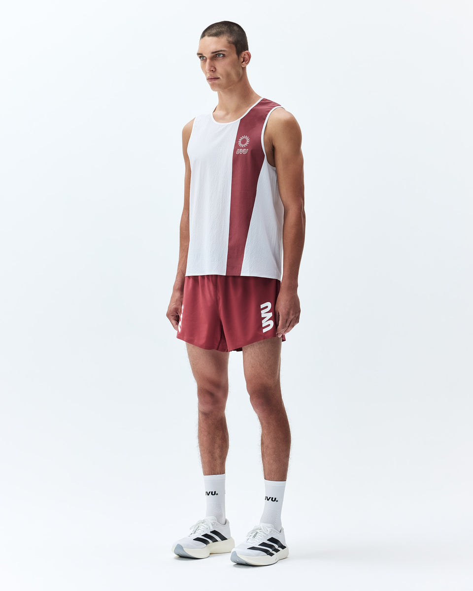 UVU | Wyoming Running Singlet | White