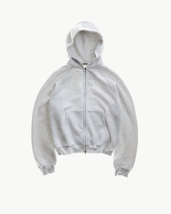 RAGLAN ZIPPED HOODIE