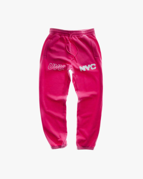 UVU | NYC Marathon Sweatpants | Mens | Cotton | Pink