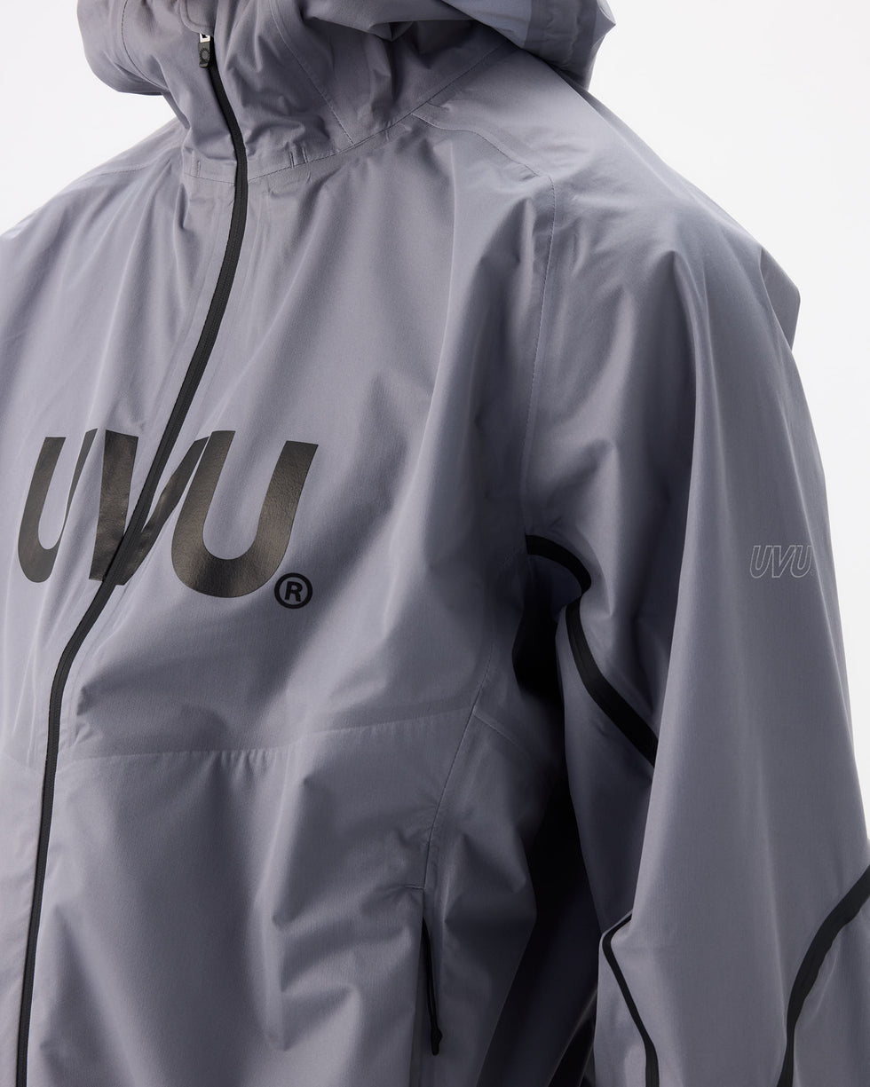 UVU | Running Rain Jacket | Grey | Mens