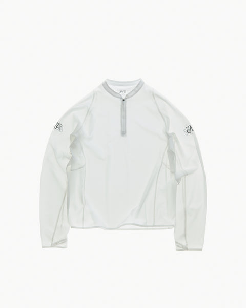 UVU | Running 1/4 Zip | White | Mens