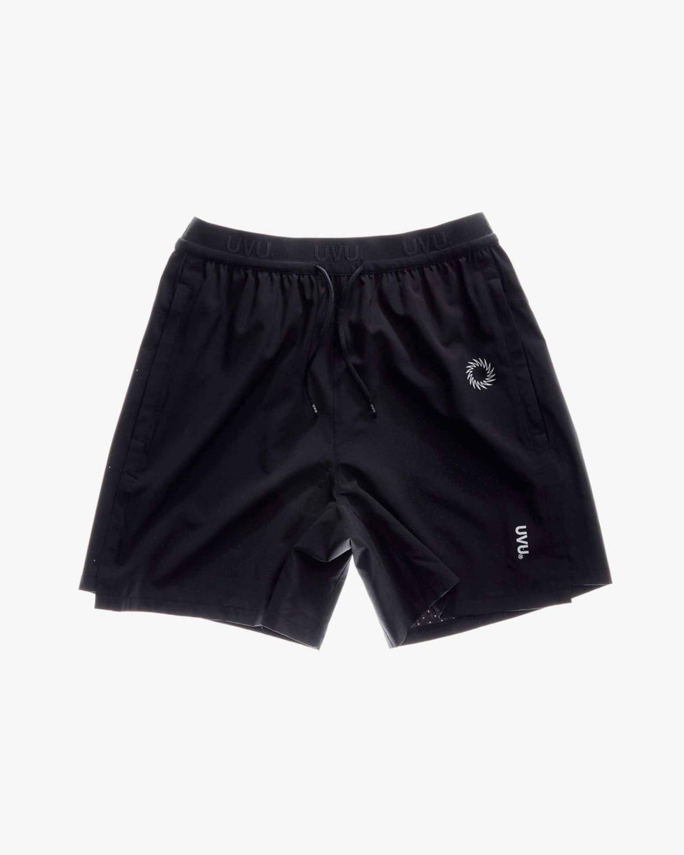 UVU | Training Shorts | Mens | Black | Lightweight Fabric